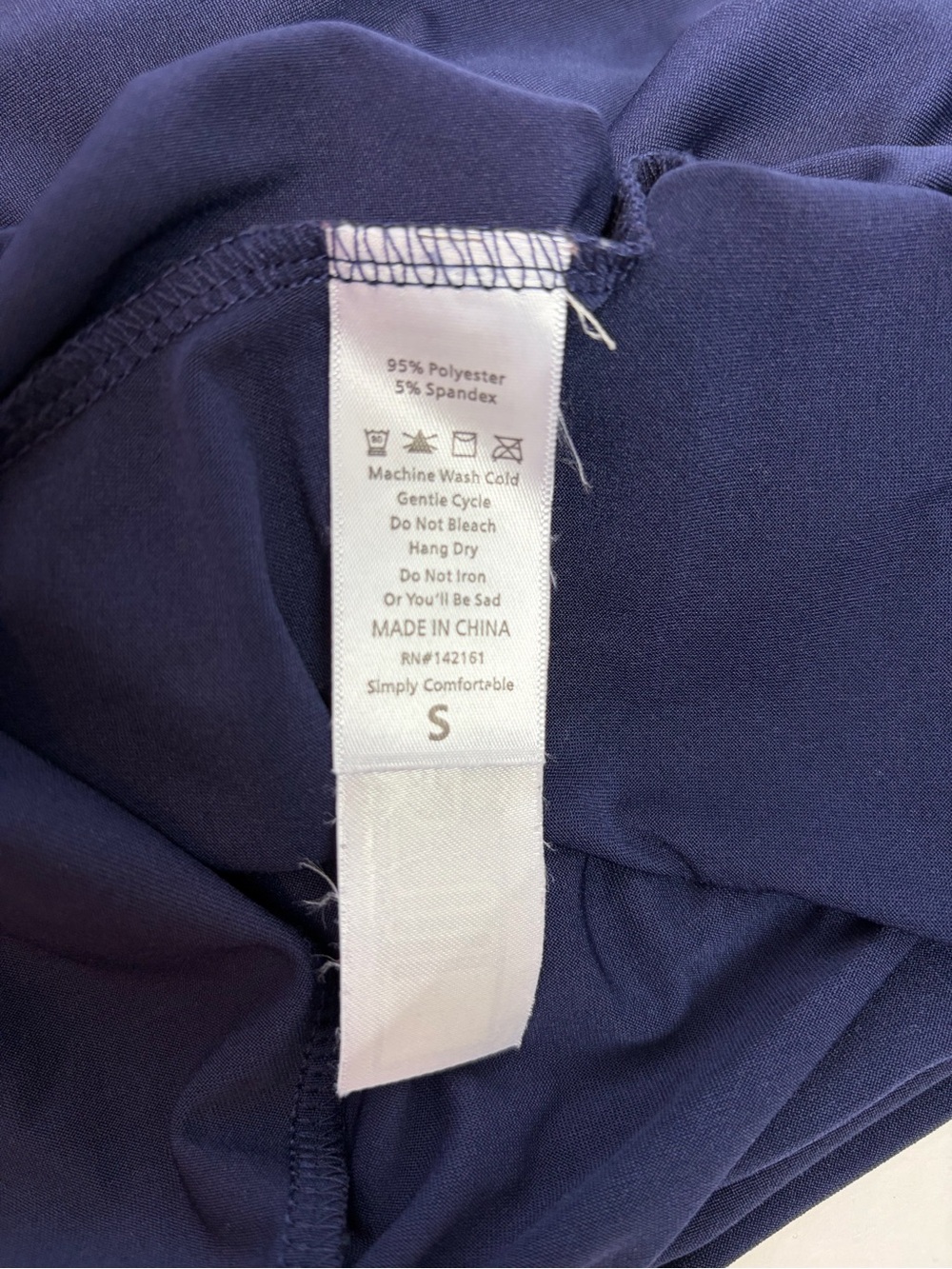 LuLaRoe Navy Short-Sleeve Maxi Dress - Picture 5 of 7